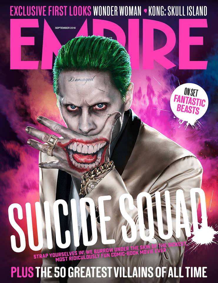 جوکر بر روی جلد مجله Empire