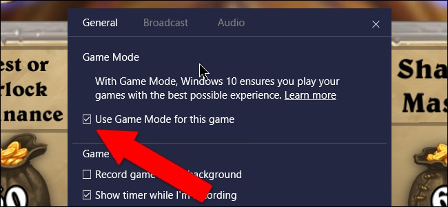 Game Mode ویندوز 10