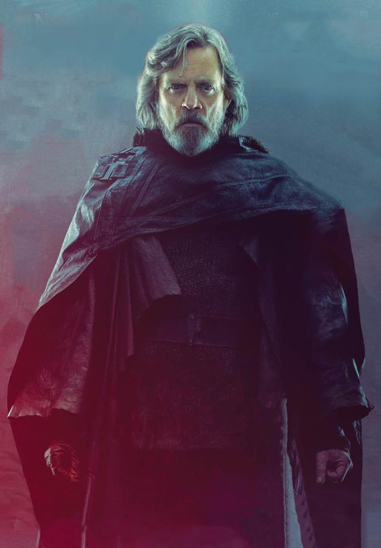 تصویر جدید فیلم Star Wars: The Last Jedi لباس جدید لوک اسکای واکر را نشان می‌دهد 1