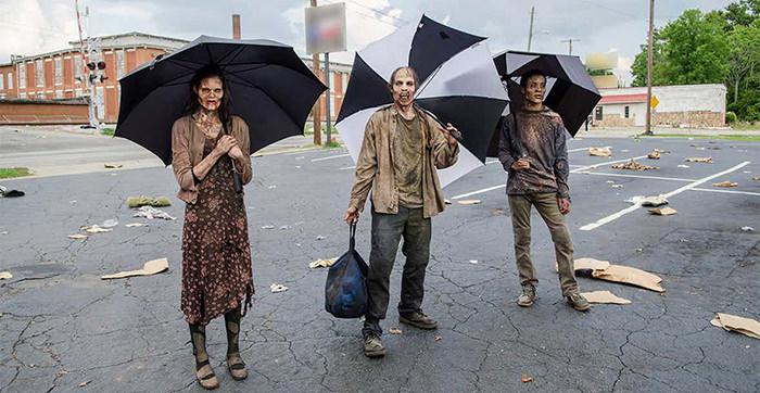 تصاویری از پشت صحنه The Walking Dead 