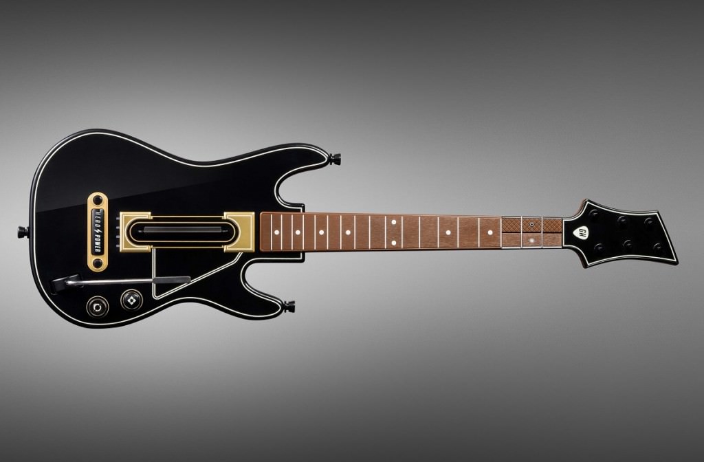 تصویری از گیتار جدید طراحی شده برای نسخه جدید سری گیتار هیرو