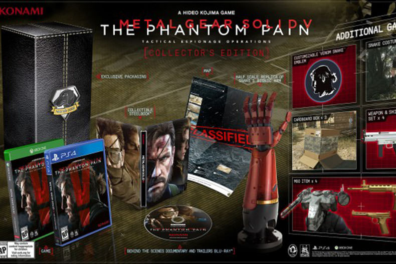 تمام نسخه‌ های کالکتور بازی Metal Gear Solid V: The Phantom Pain در بریتانیا به فروش رفت