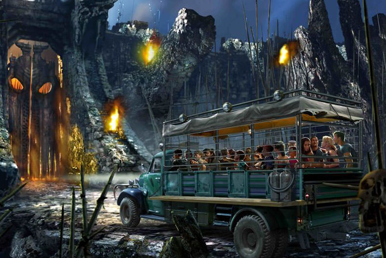 سرگرمی Skull Island: Reign of Kong برای پارک تفریحی یونیورسال اورلاندو منتشر می‌شود