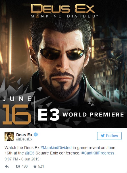 تریلر گیم پلی Deus Ex: Mankind Divided را در کنفرانس اسکوئر اِنیکس در E3 2015 ببینید