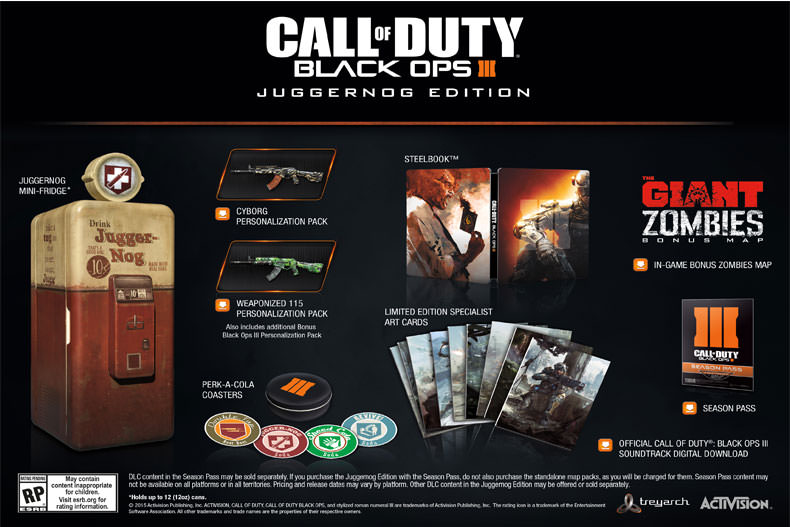 نسخه کالکتور بازی Call of Duty: Black Ops 3 دارای یک یخچال فریزر واقعی خواهد بود!