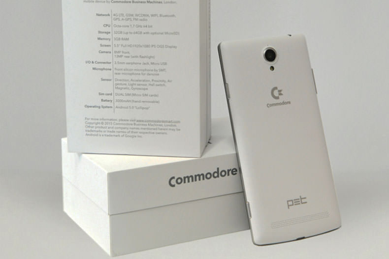 کمپانی قدیمی کومودور با یک گوشی هوشمند ۵.۵ اینچی باز می گردد