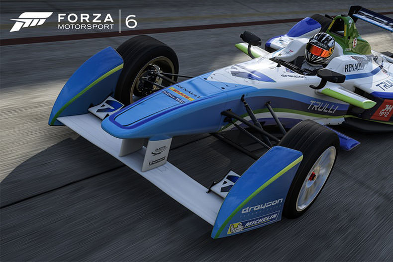 مسابقات اتومبیل رانی فرمول E را برای اولین بار در بازی Forza 6 تجربه کنید