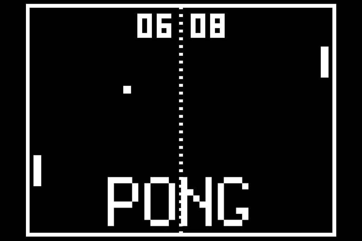 Pong جزء اولین بازی‌های ویدئویی تاریخ است که به شهرت و محبوبیت جهانی رسید.