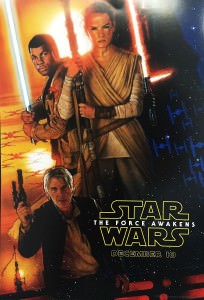 پوستر Star Wars:Force Awakens که توسط درو استروزان طراحی شده است
