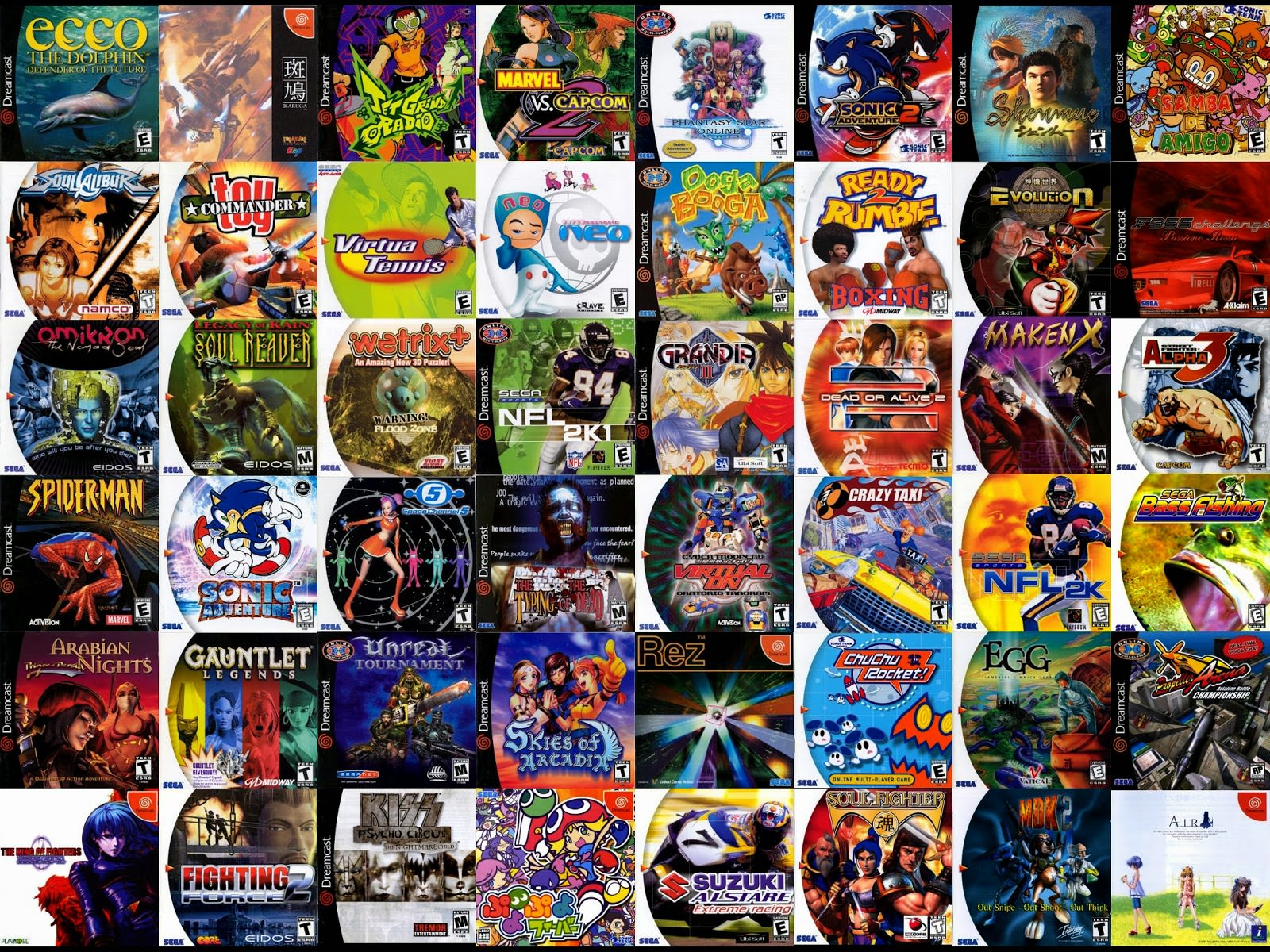 Dreamcast-games-cover-art
