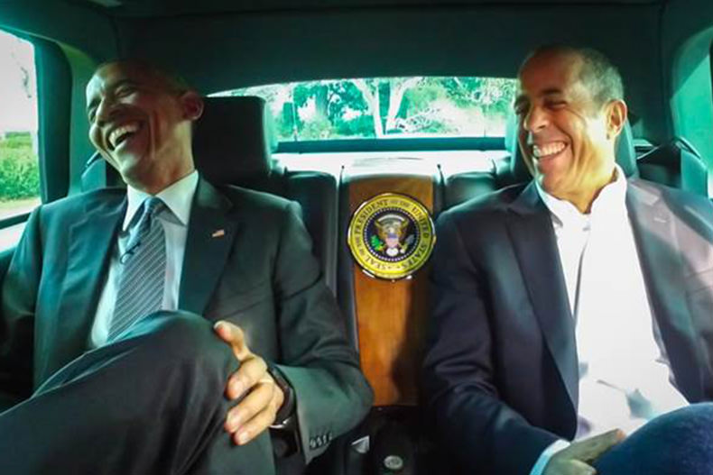 تماشا کنید: حضور باراک اوباما در فصل جدید سریال اینترنتی Comedians In Cars Getting Coffee