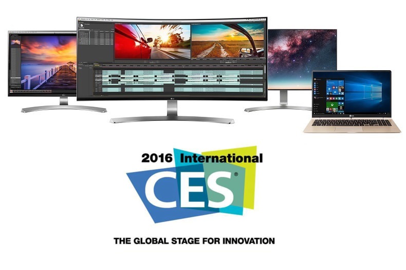 رونمایی اِل‌جی از نمایشگرها و لپ تاپ های سال آینده خود در آستانه نمایشگاه CES