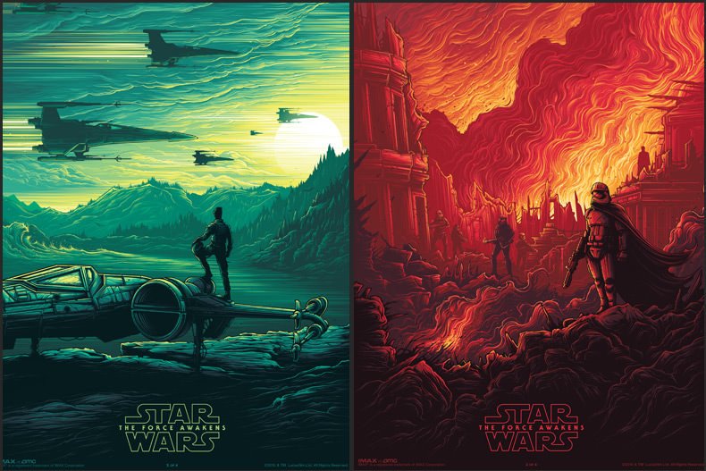 پوسترهای جدید IMAX فیلم Star Wars The Force Awakens