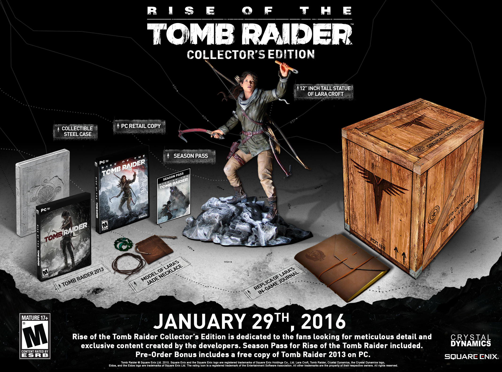تاریخ انتشار نسخه رایانه‌های شخصی بازی Rise of the Tomb Raider