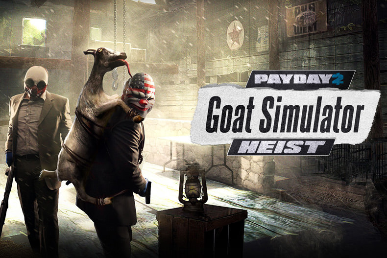 تماشا کنید: انتشار بسته الحاقی Goat Simulator برای PayDay 2