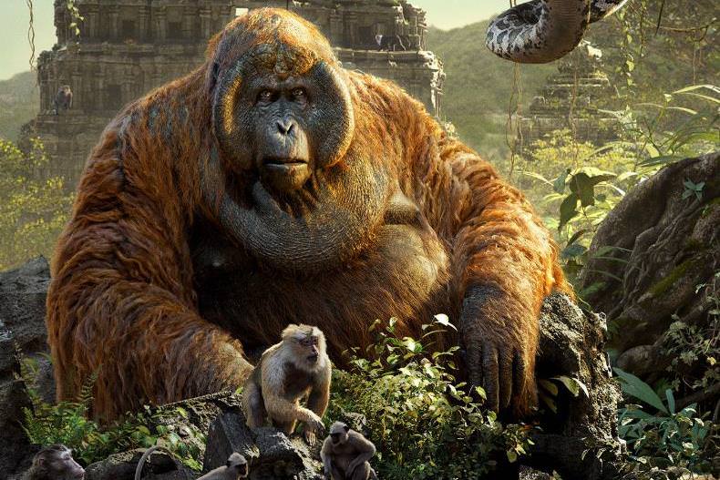 جدیدترین پوستر فیلم The Jungle Book کینگ لویی و کا را در کنار هم نشان می‌دهد