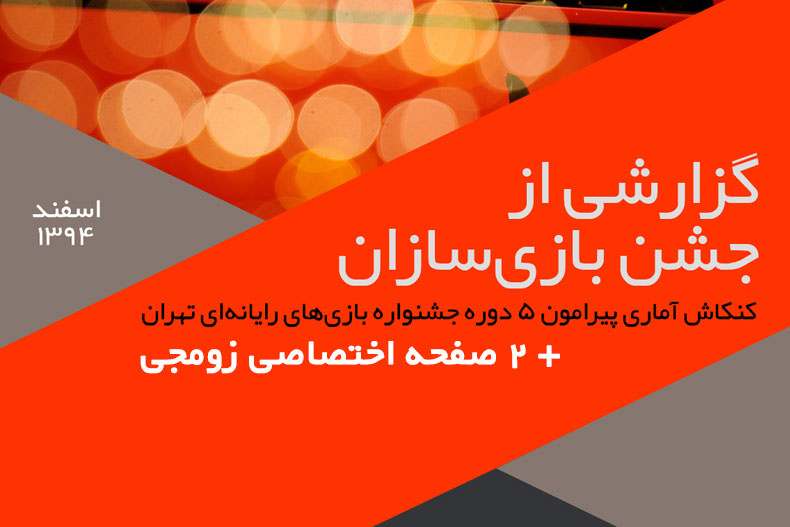 گزارش ۵۴ صفحه‌ ای پنج دوره جشنواره بازی های رایانه ای تهران منتشر شد