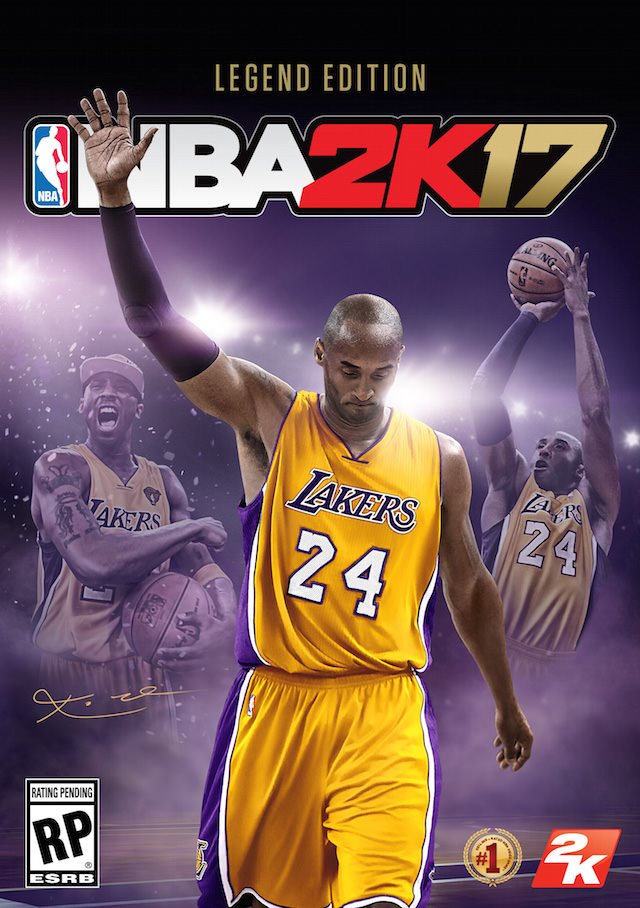 کوبی برایانت برروی کاور NBA 2K17 Legend Edition