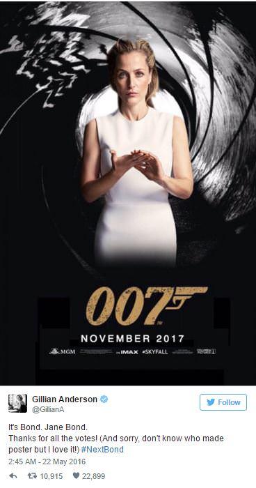 Gillian Anderson 007