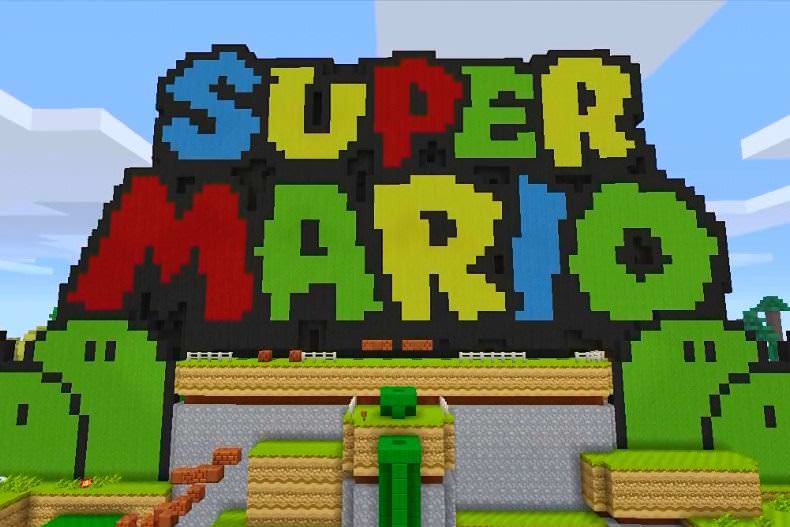 تماشا کنید: تلفیق دنیای Mario با بازی Minecraft