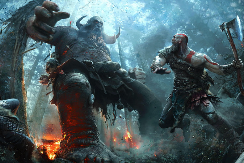 تریلر گیم پلی نسخه جدید God of War در نمایشگاه E3 ده میلیون بازدید داشته است