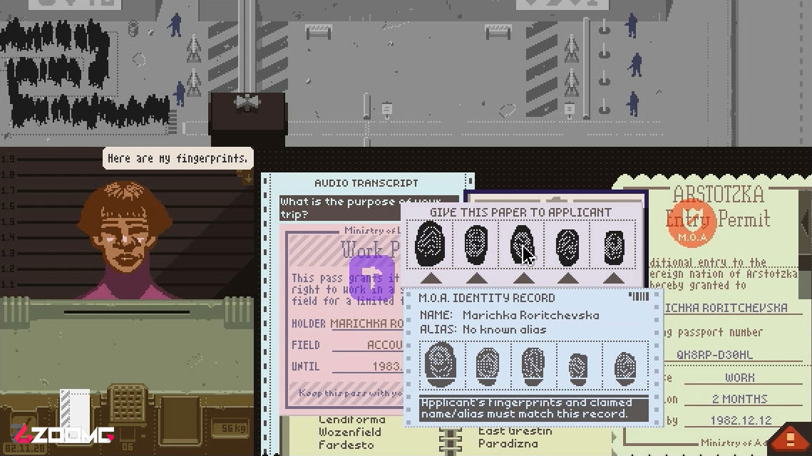 Papers, Please Zoomg