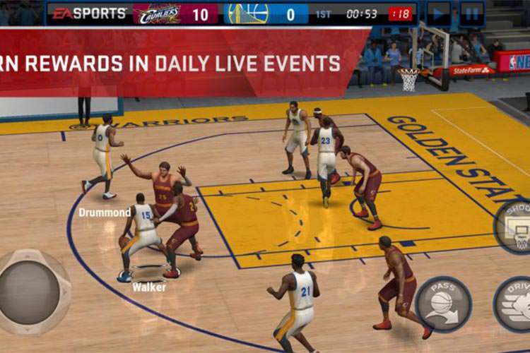 بازی موبایل NBA Live با گرافیک بهتر بروزرسانی شد