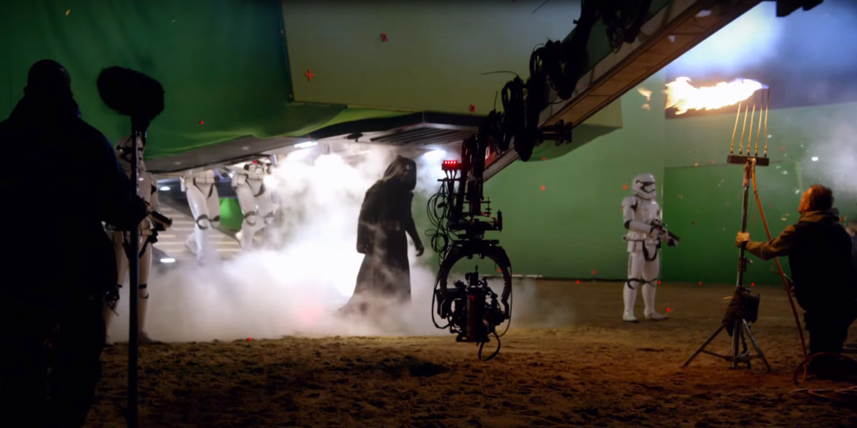 Star Wars: The Force Awakens behind the scene