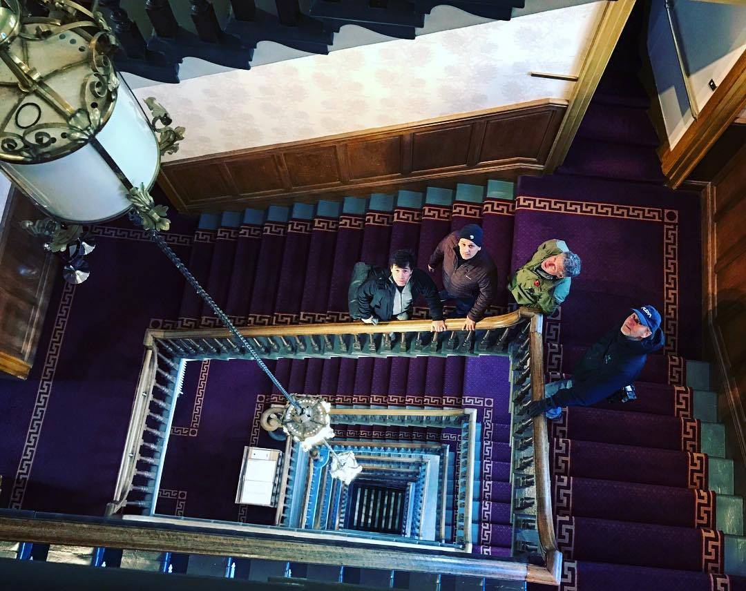 Avengers Infinity War Directors Share Trippy Staircase Image