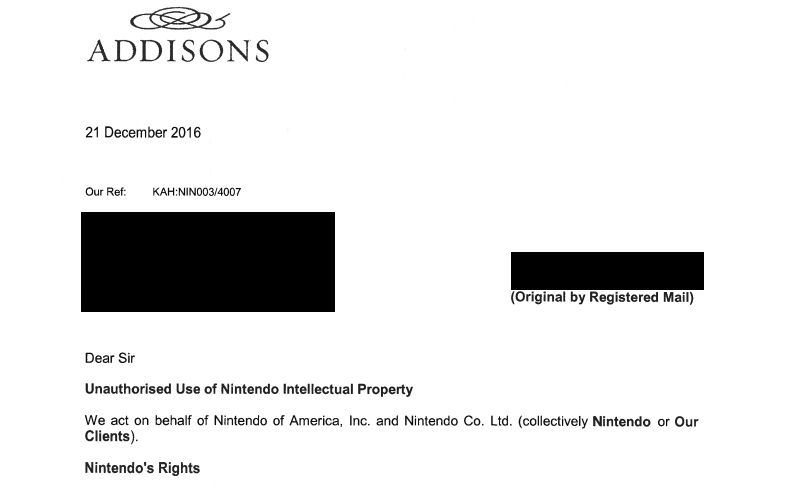 Nintendo-takedown-legal-notice