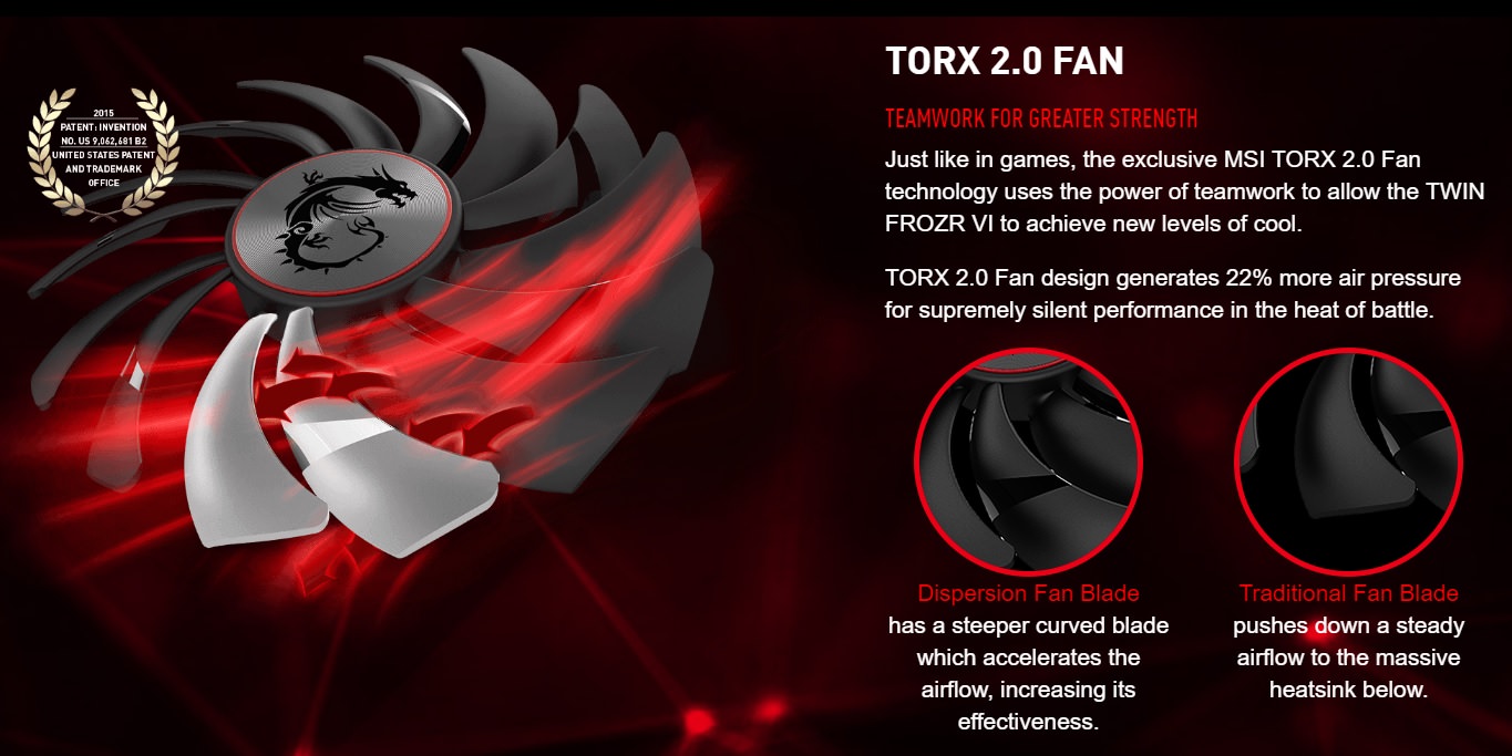 MSI TORX 2.0 FAN Fan