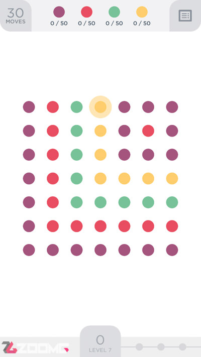 تصویر درون بازی two dots