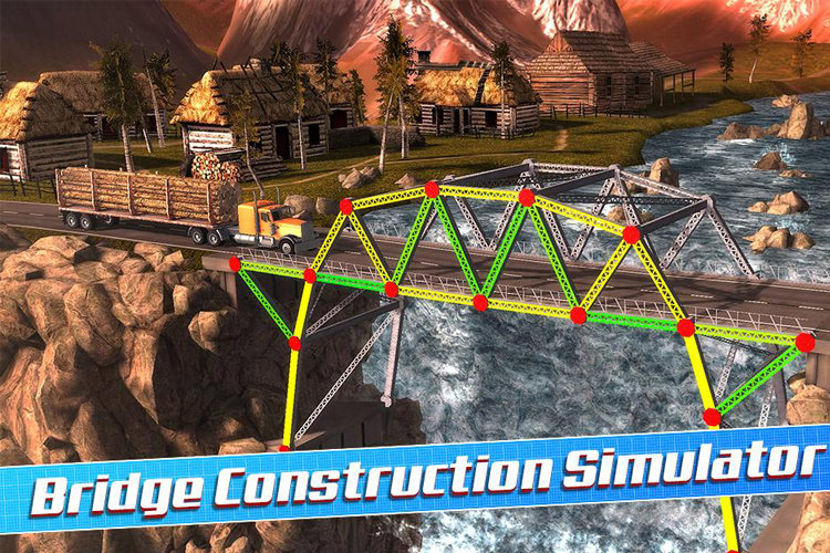 معرفی بازی موبایل Bridge Construction Simulator