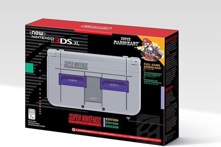 کنسول New 3DS XL با طرح SNES معرفی شد