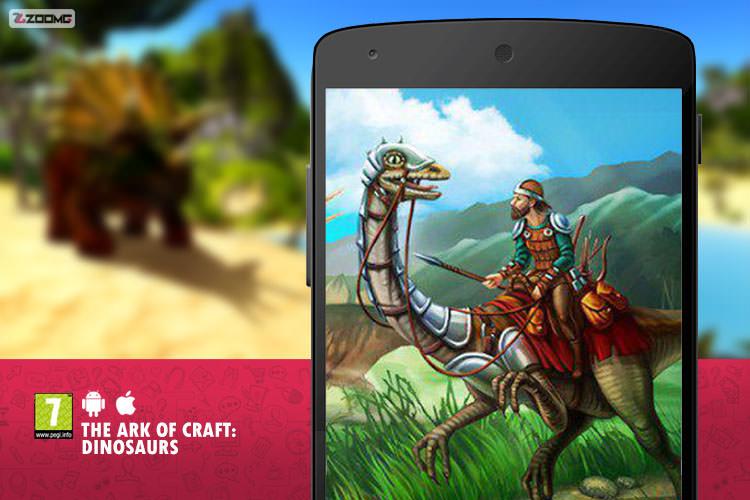 معرفی بازی موبایل The Ark of Craft: Dinosaurs Survival Island Series