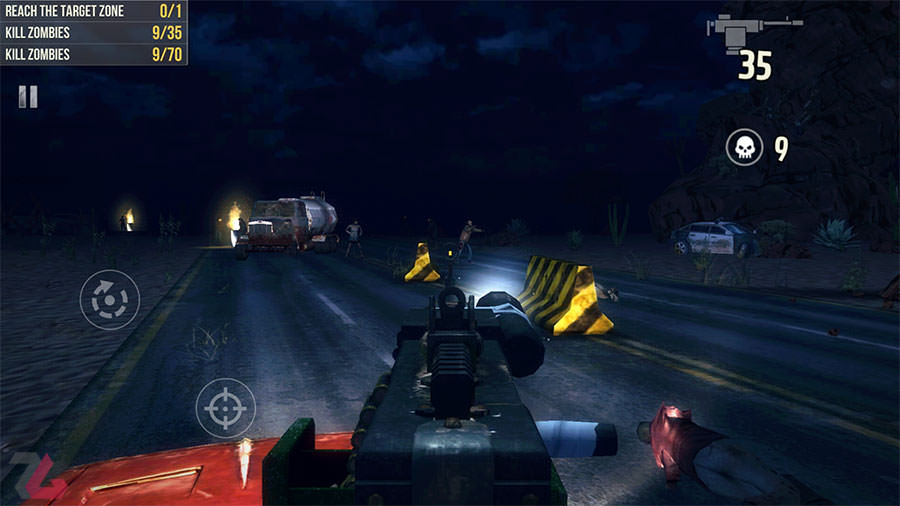 بازی موبایل Guns Cars Zombies