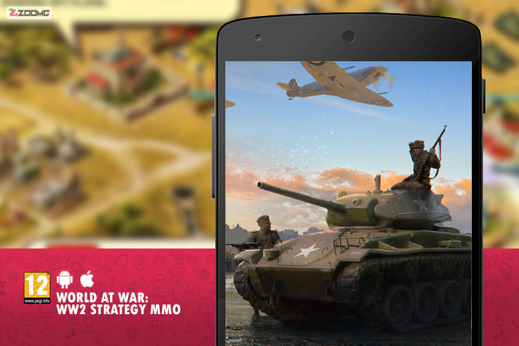  معرفی بازی موبایل World at War: WW2 Strategy MMO