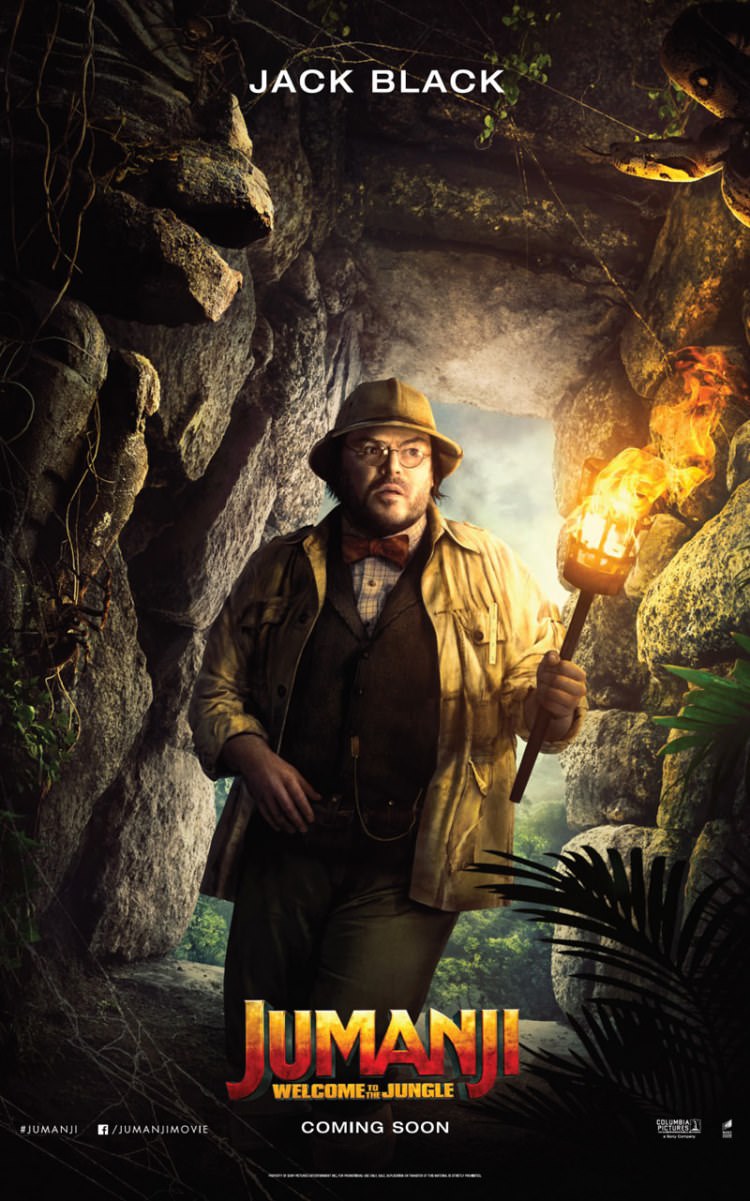 Jumanji: Welcome to the Jungle character posters