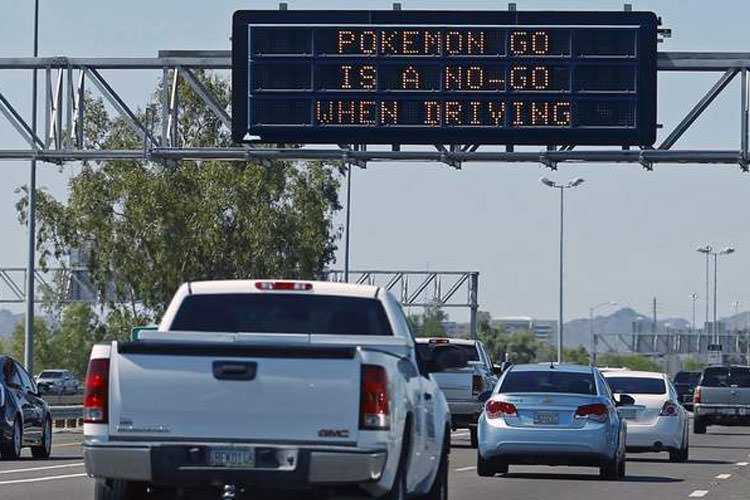 بازی Pokemon Go باعث افزایش حوادث رانندگی شده است
