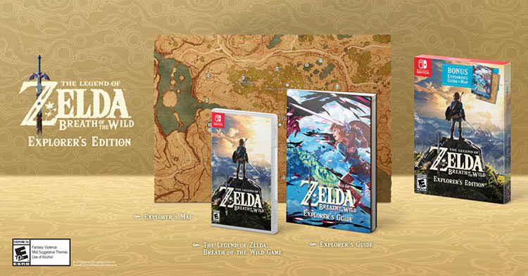 نسخه Explorer بازی The Legend of Zelda: Breath of the Wild