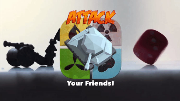 بازی Attack Your Friends, Risk game