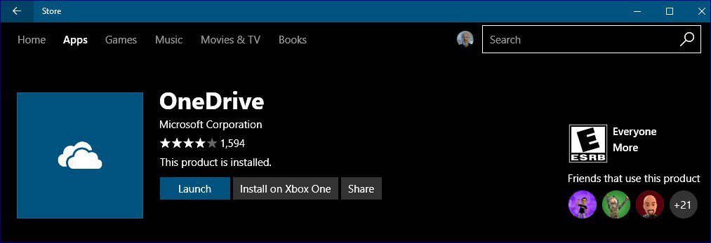 Windows 10 apps Xbox One © @WinObs Twitter 