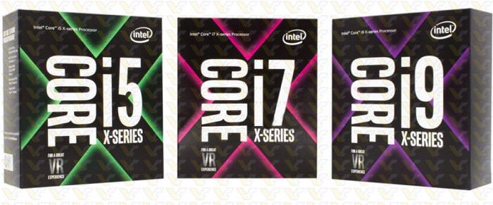Intel i9 i7 i5 CoreX Packaging