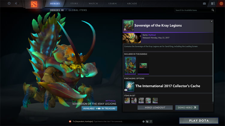 The International 2017 Collector’s Cache