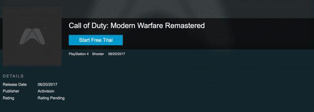 بازی Call of Duty: Modern Warfare Remastered