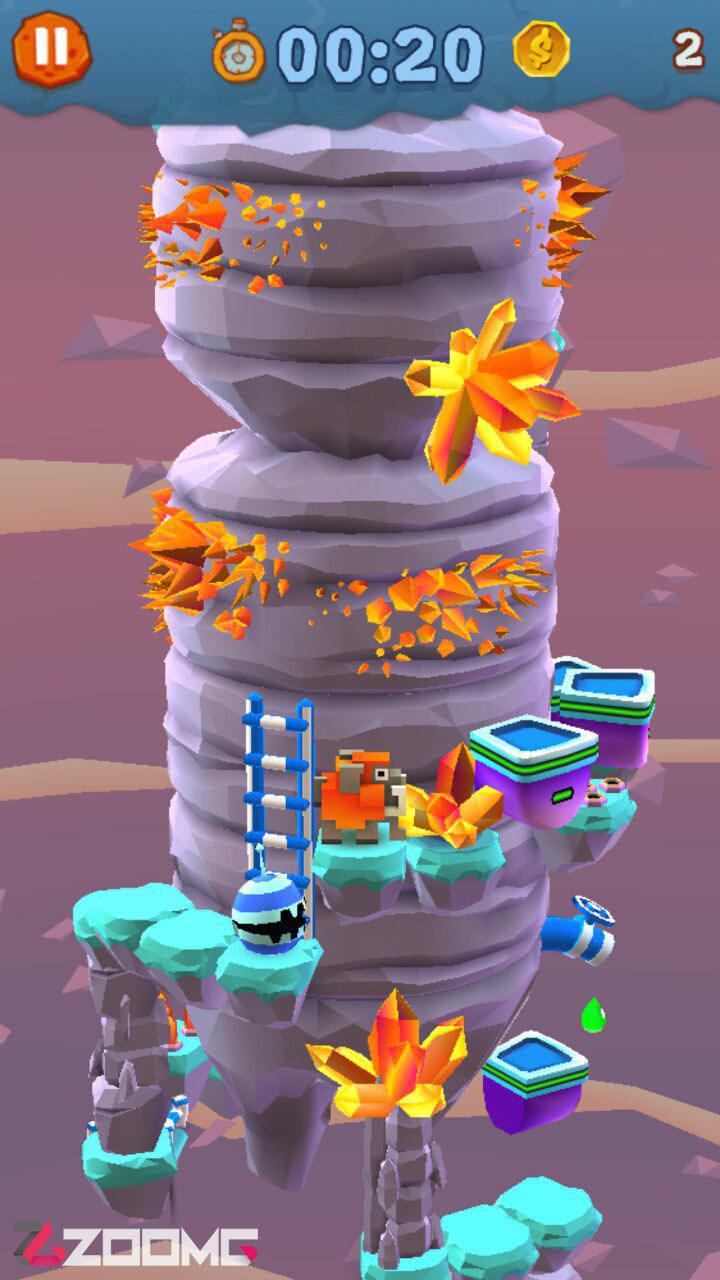بازی موبایل Blocky Castle