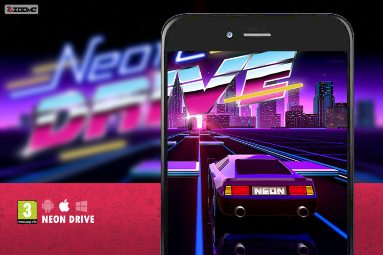 معرفی بازی موبایل Neon Drive