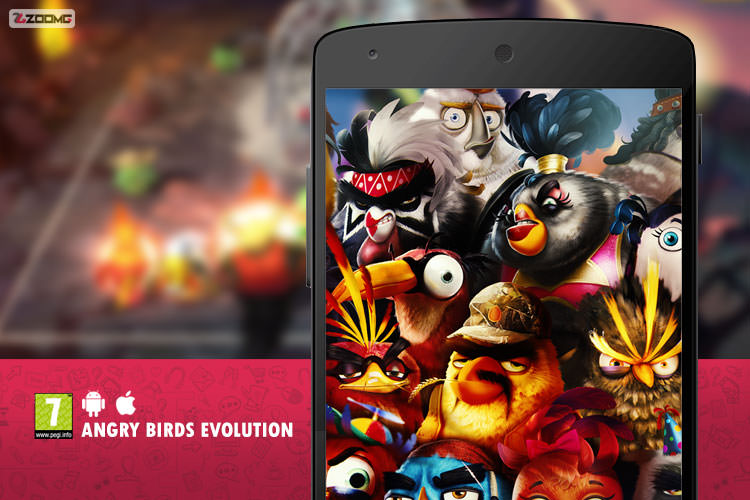 معرفی بازی موبایل Angry Birds Evolution