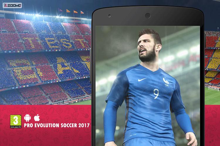 معرفی بازی موبایل Pro Evolution Soccer 2017