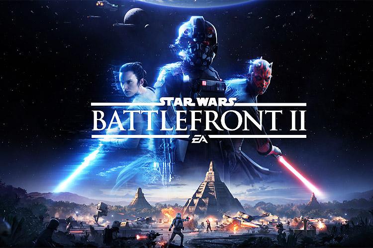 پوستر تبلیغاتی عظیم بازی StarWars: Battlefront II برای E3 2017